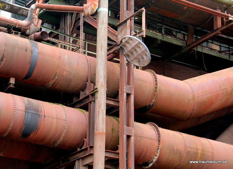 Rohrleitungen im Industriemuseum Völklinger Hütte