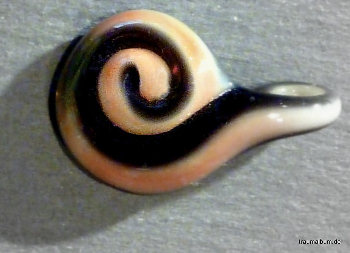 schnecke aus glas