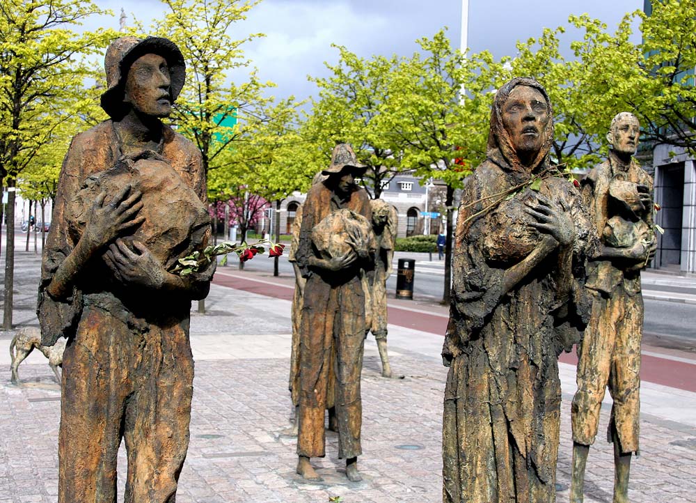 great famine dublin irland hungersnot traumalbum